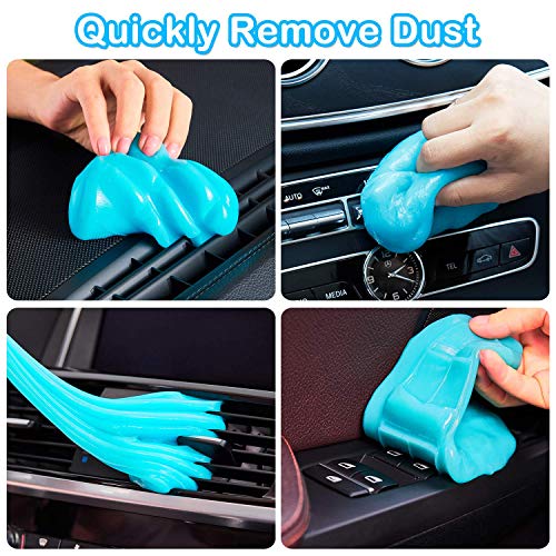 Cleaning Gel for Car, Car Cleaning Kit Universal Detailing Automotive Dust Car Crevice Cleaner Auto Air Vent Interior Detail Removal Putty Cleaning Keyboard Cleaner for Car Vents, PC, Laptops, Cameras - Image 6