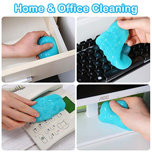 Cleaning Gel for Car, Car Cleaning Kit Universal Detailing Automotive Dust Car Crevice Cleaner Auto Air Vent Interior Detail Removal Putty Cleaning Keyboard Cleaner for Car Vents, PC, Laptops, Cameras - Image 4